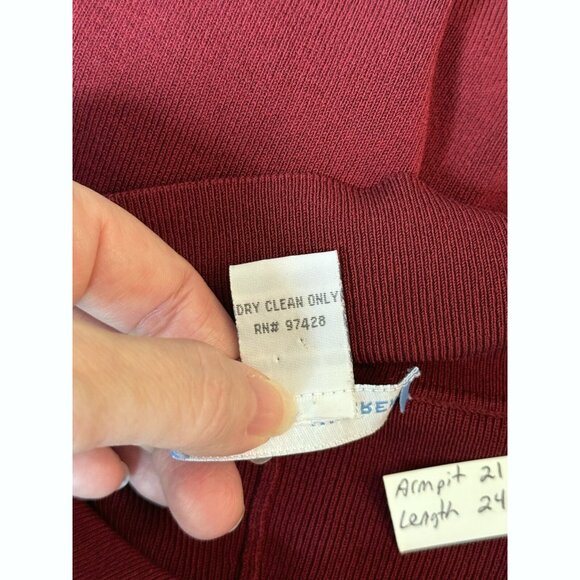 White + Warren Women’s Red Silk Blazer Cardigan Size XL Minimalist Quiet Luxury - Picture 7 of 9